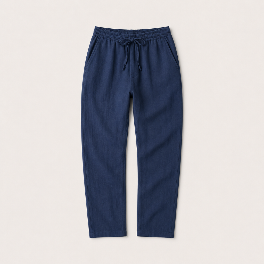 Men's Drawstring Straight Leg Pants