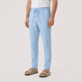 Men's Pleated Drawstring Tapered Trousers