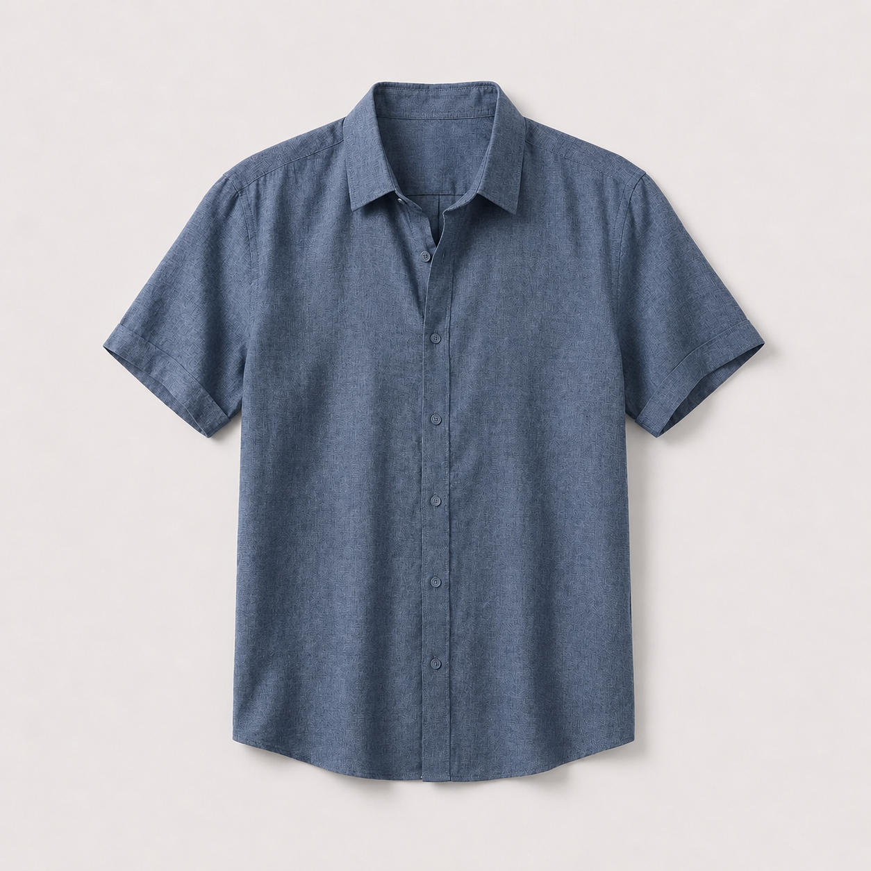 Men's Short Sleeve Button-Up Shirt | Relaxed Fit