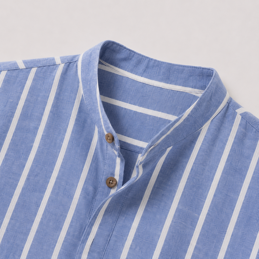 Men's Striped Short Sleeve Shirt