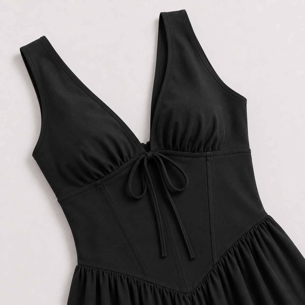 Women's Sleeveless V-Neck Midi Dress