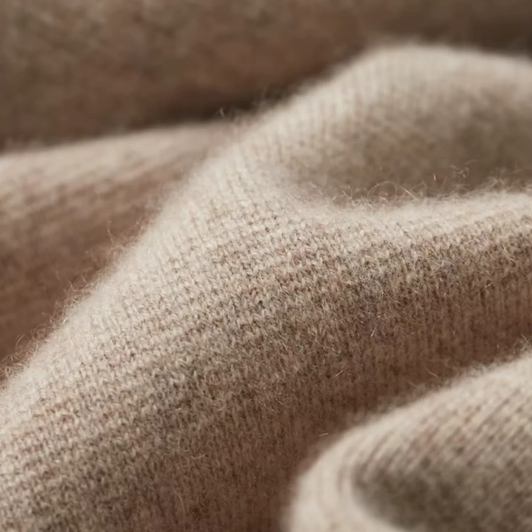 Men's Zip-Up Wool Cardigan