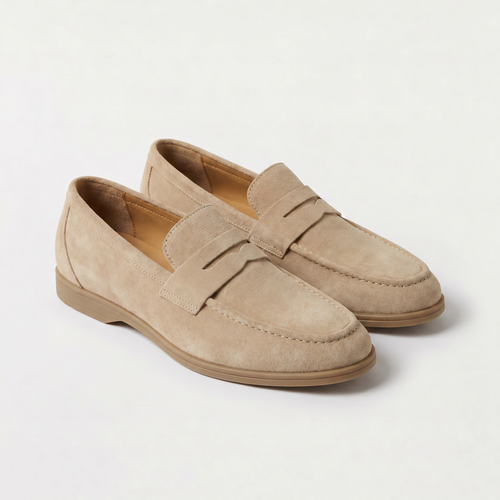 Men's Classic Leather Slip-On Loafers