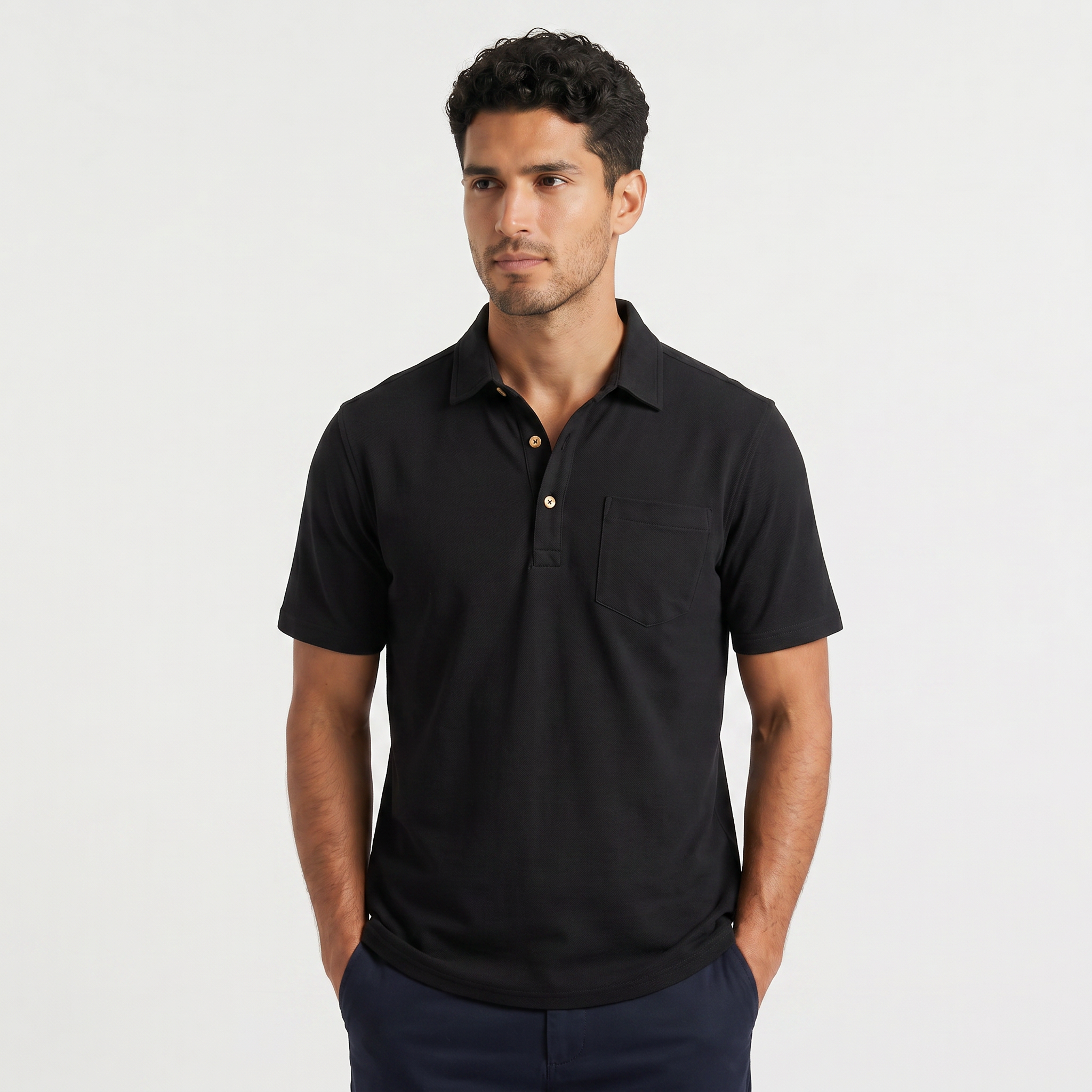 Men's Short Sleeve Polo Shirt | Chest Pocket