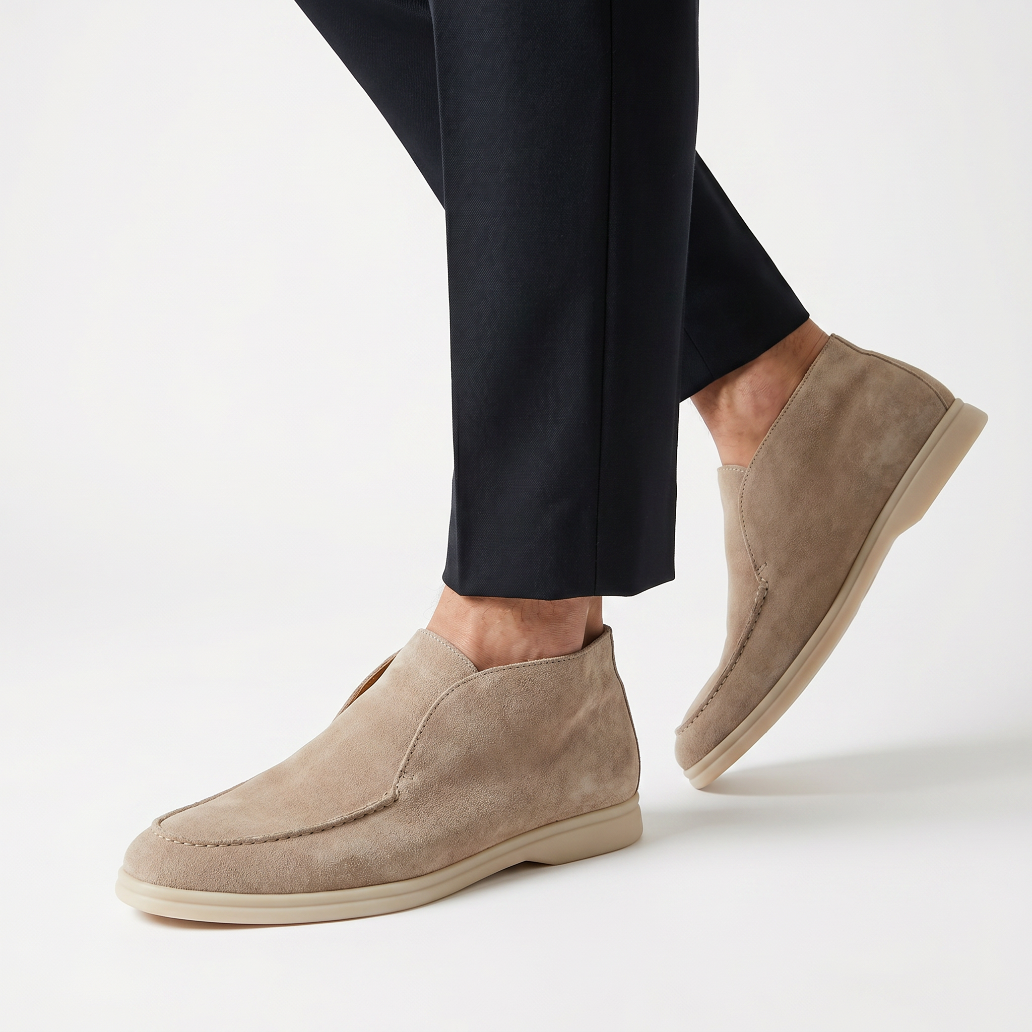 Men's Mid-Top Slip-On Loafers