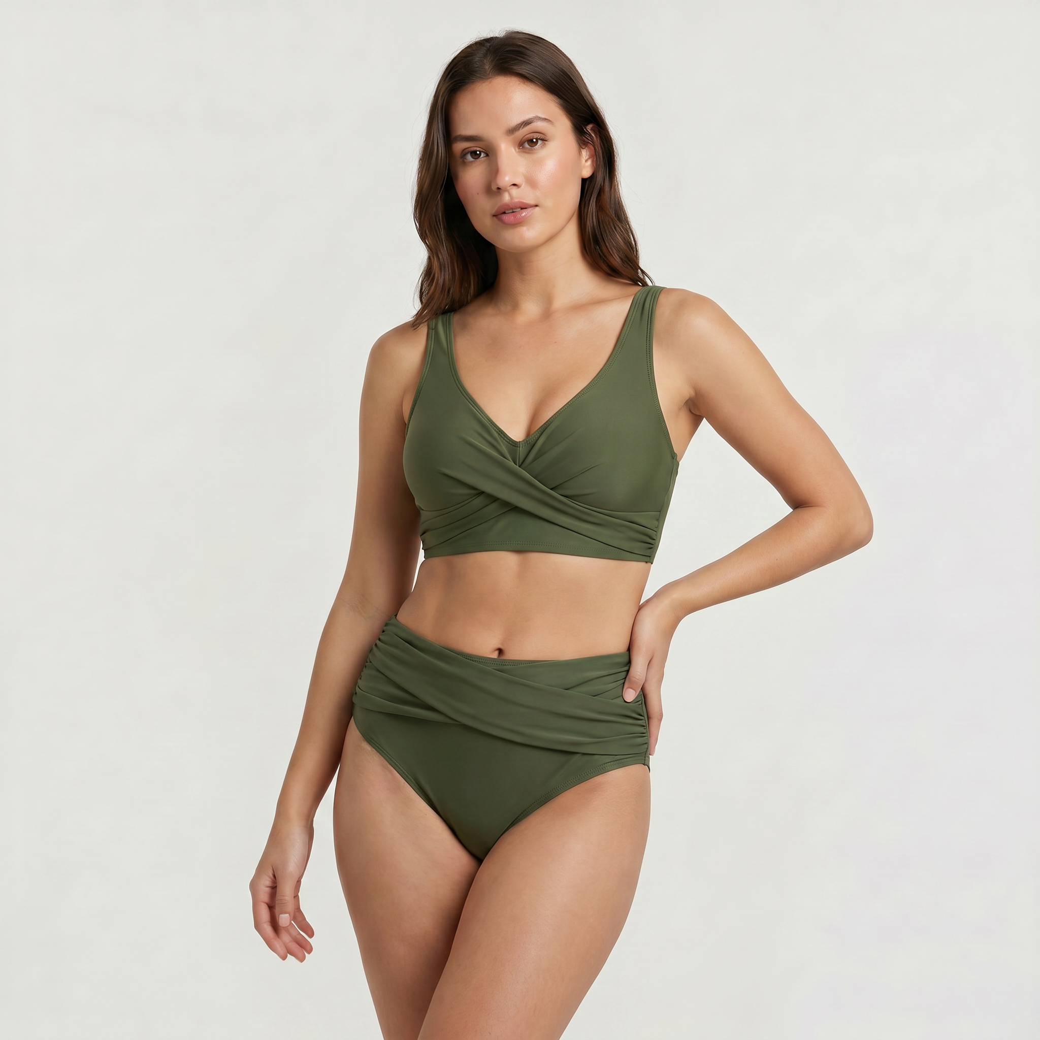Women's Push-Up High Waist Bikini Set