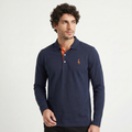 Men's Long-Sleeve Polo Shirt