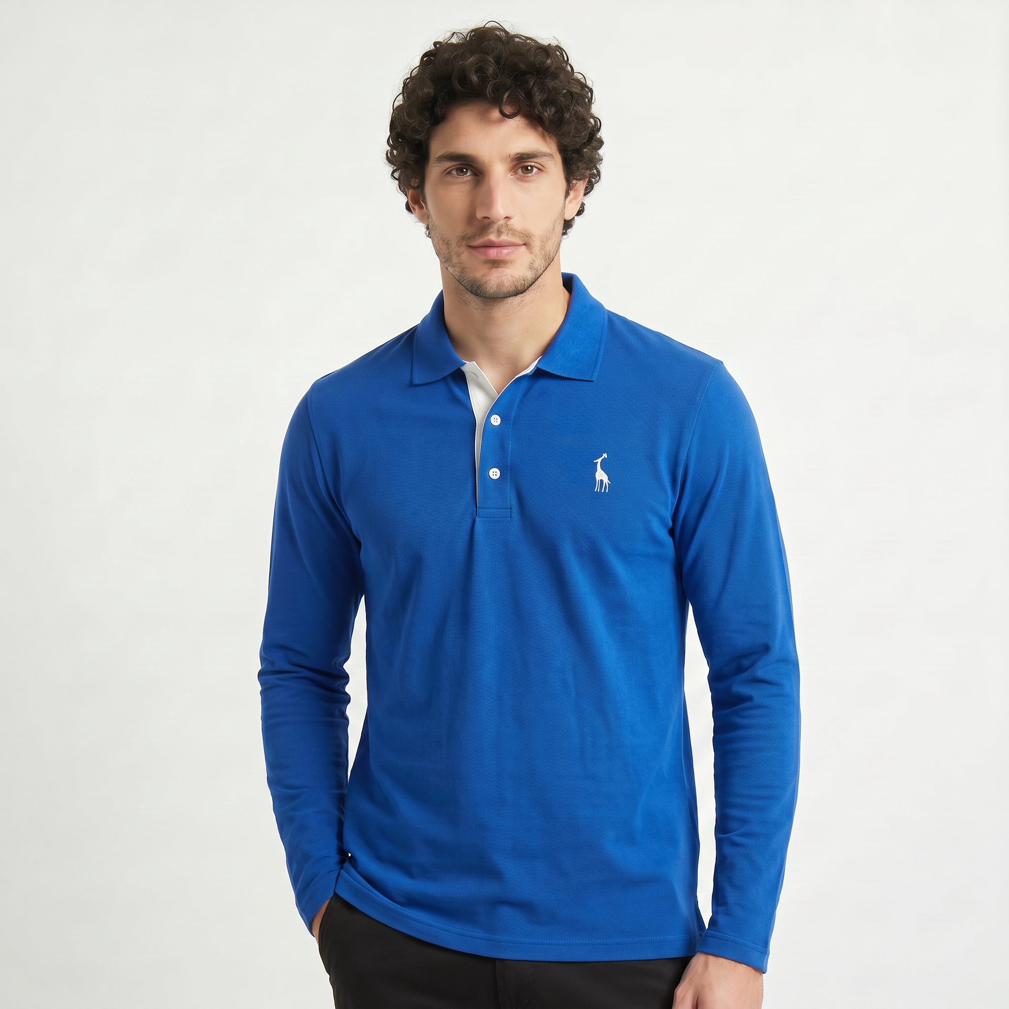 Men's Long-Sleeve Polo Shirt