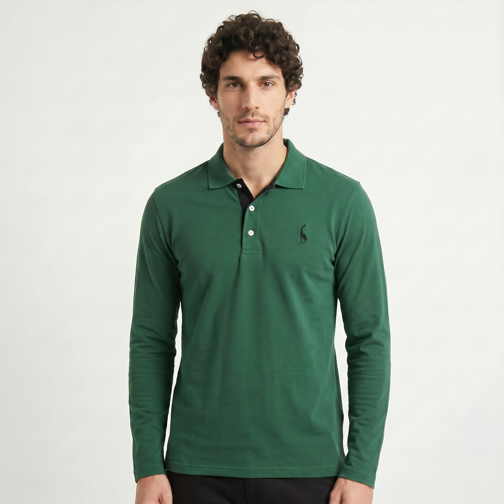 Men's Long-Sleeve Polo Shirt