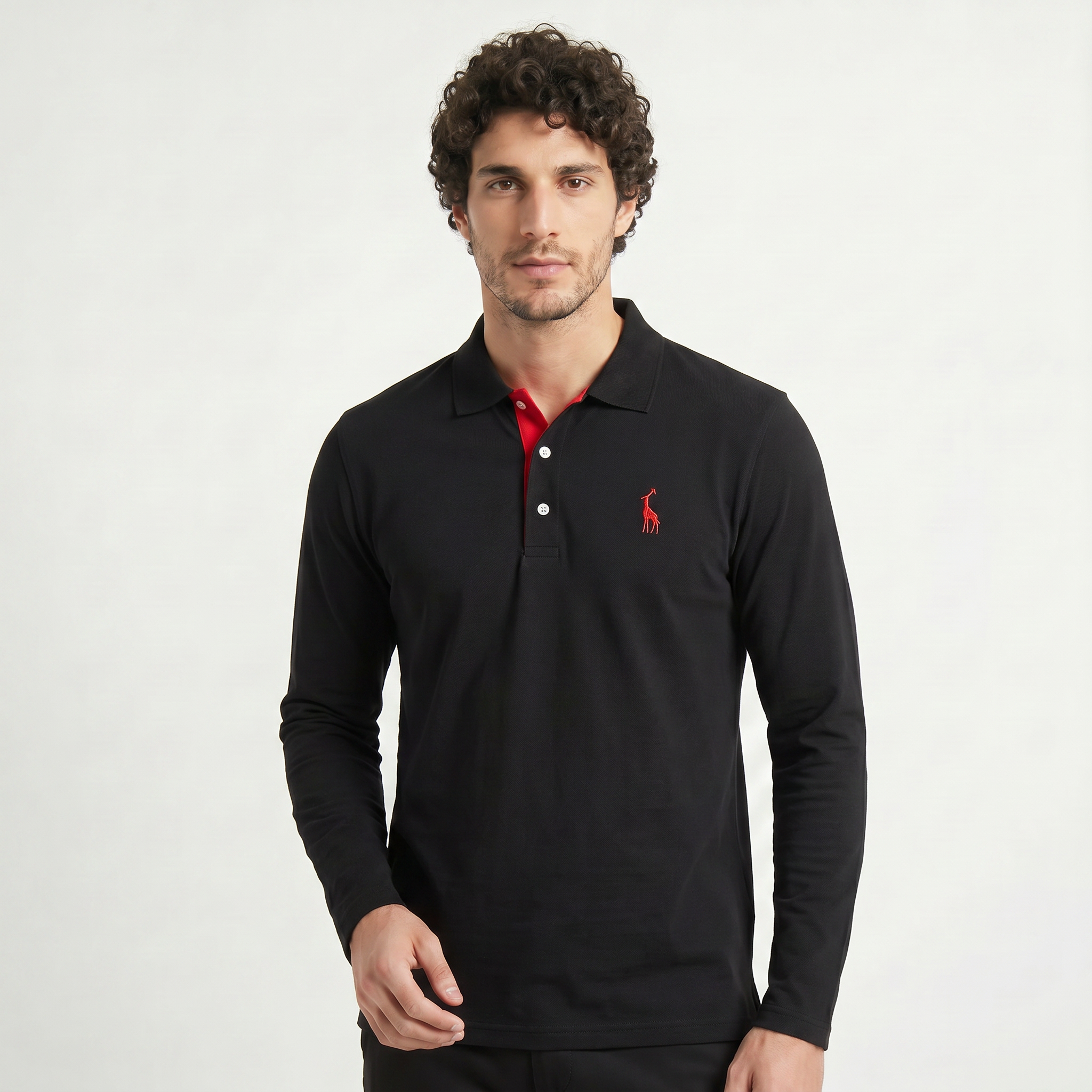 Men's Long-Sleeve Polo Shirt