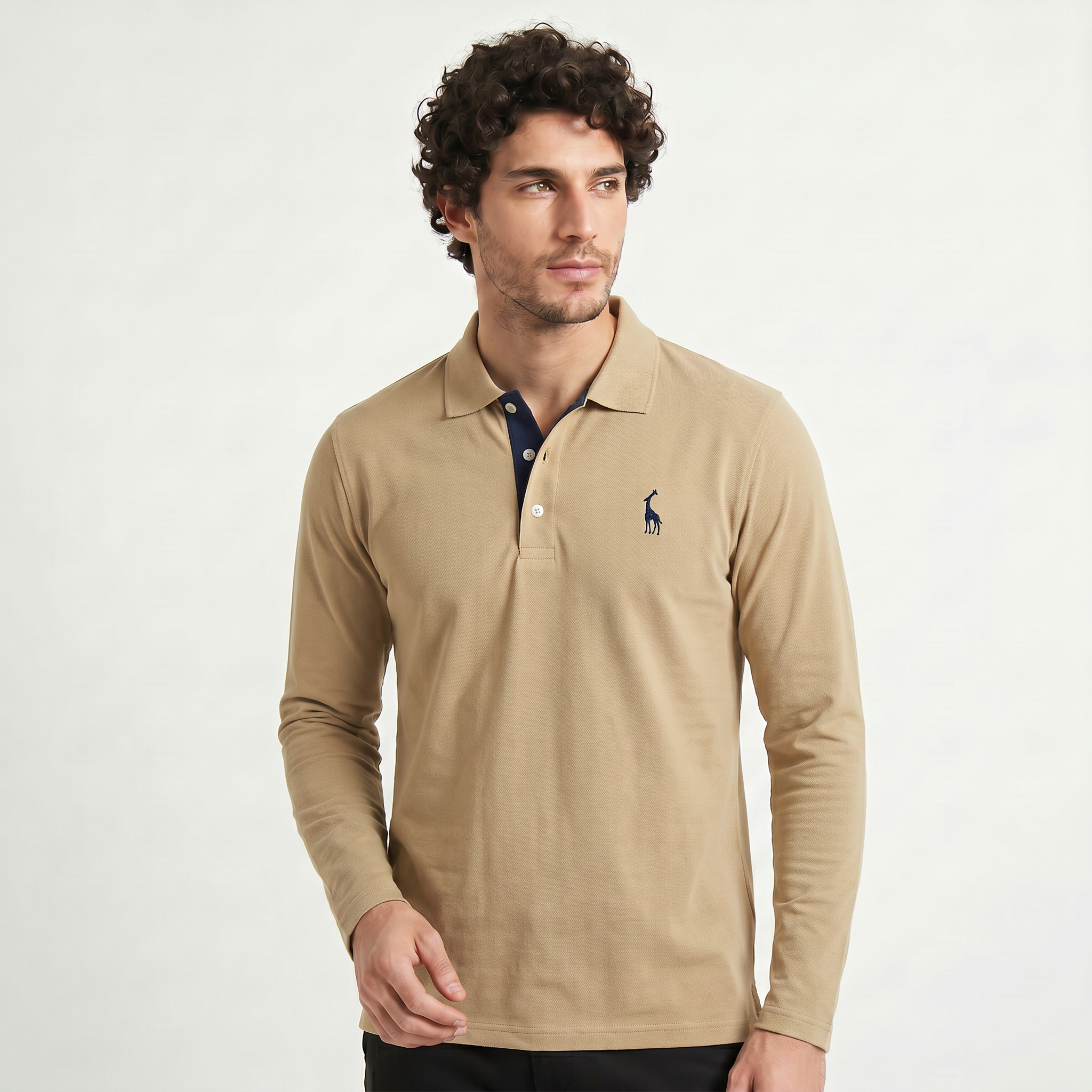Men's Long-Sleeve Polo Shirt