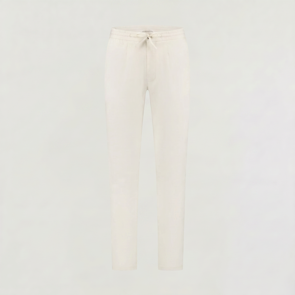 Men's Linen Drawstring Seaside Trousers