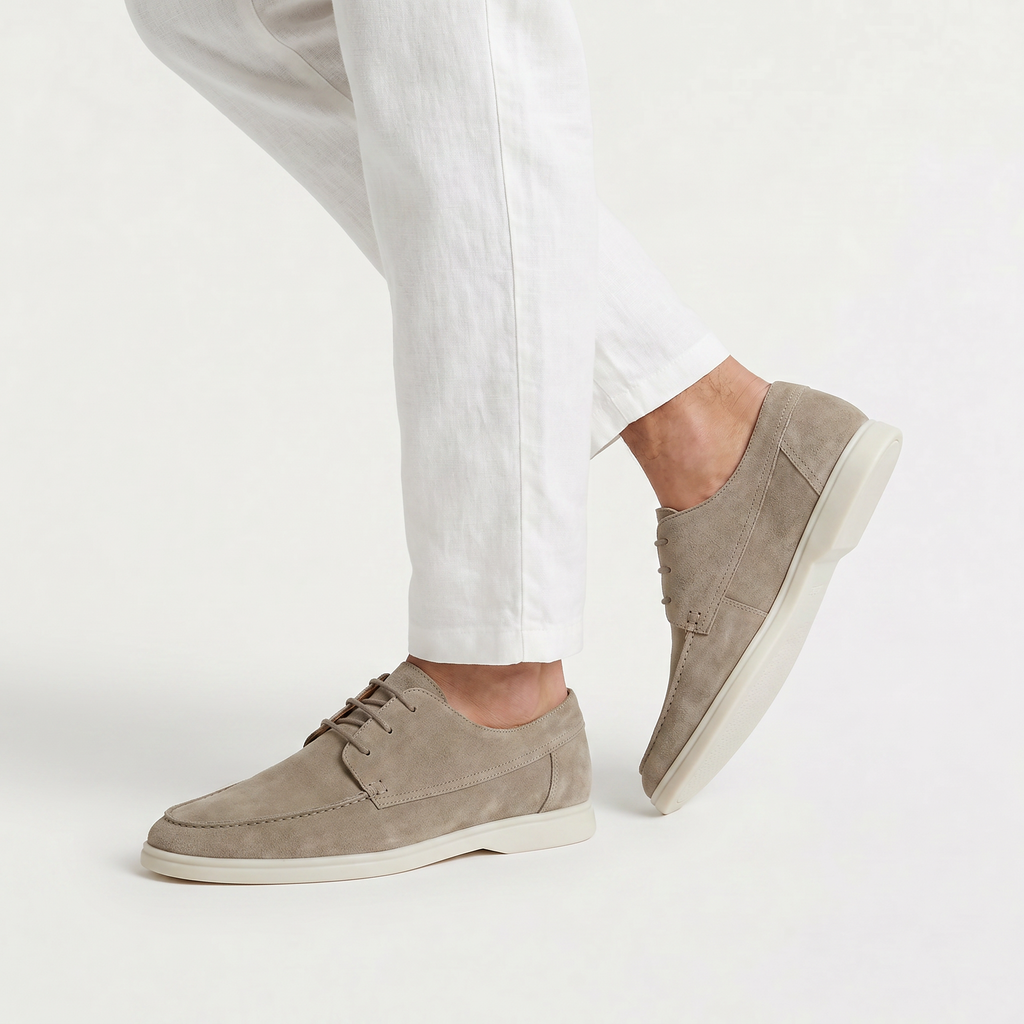 Men's Lace-Up Casual Loafers
