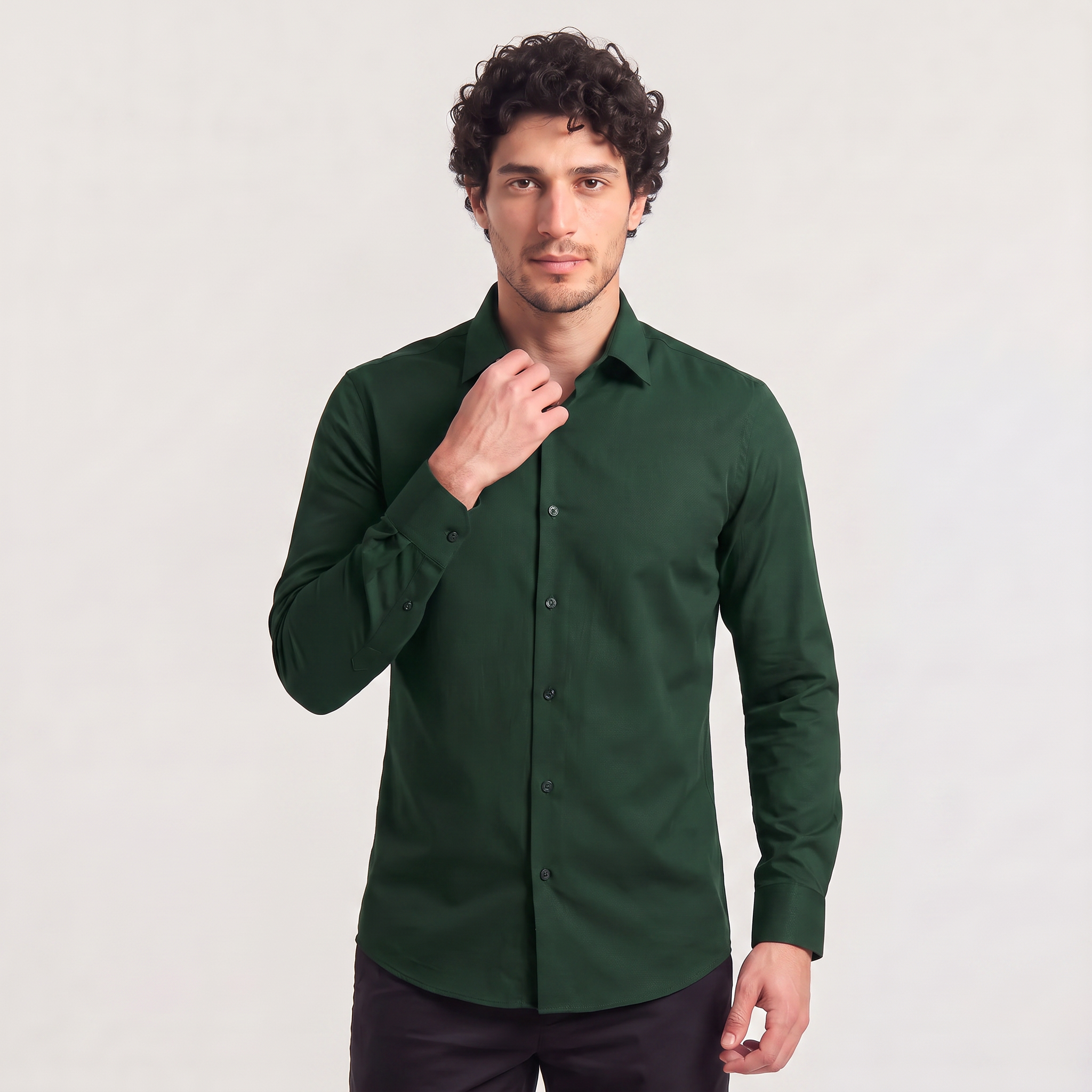 Men's Slim-Fit Dress Shirt