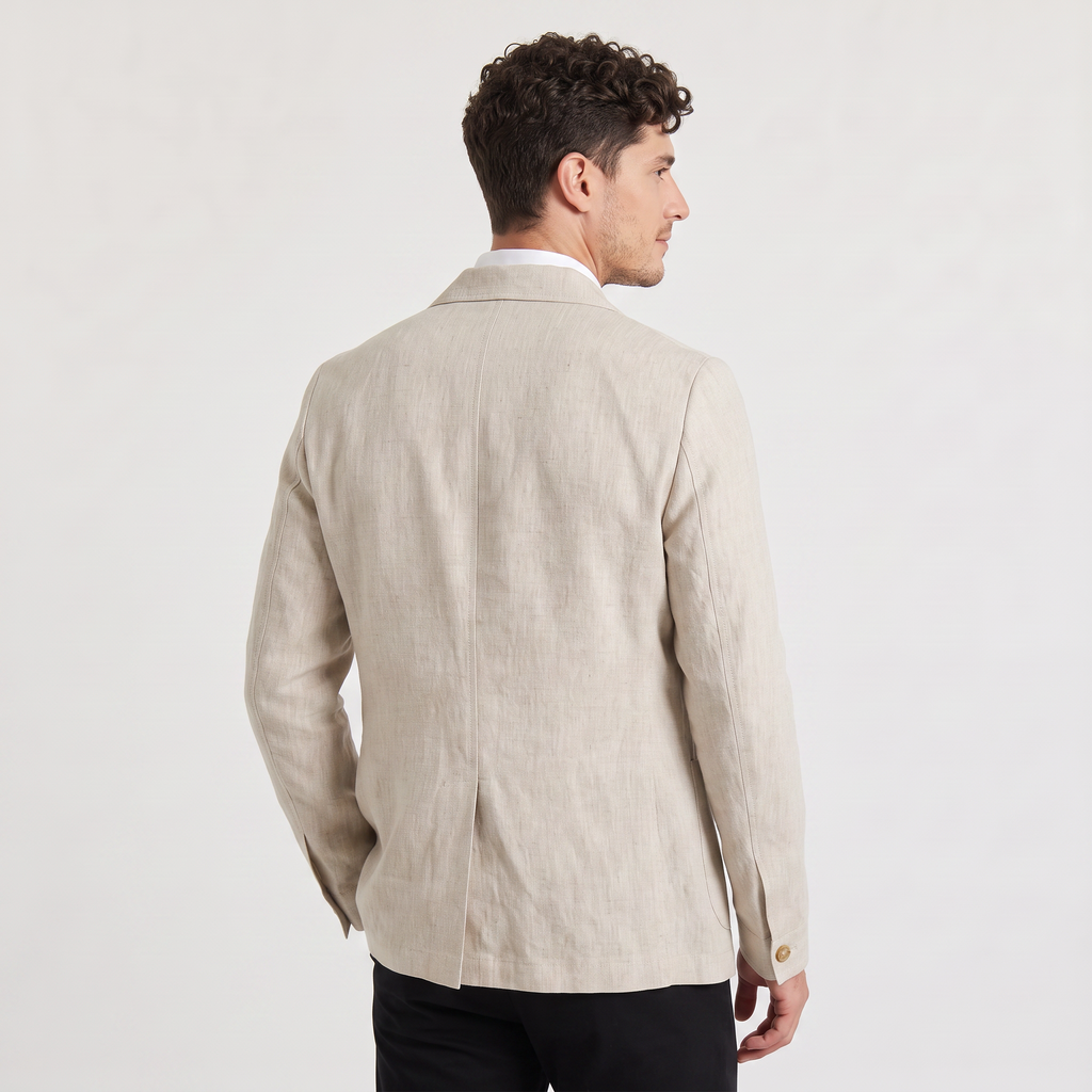 Men's Linen Leisure Jacket Blazer