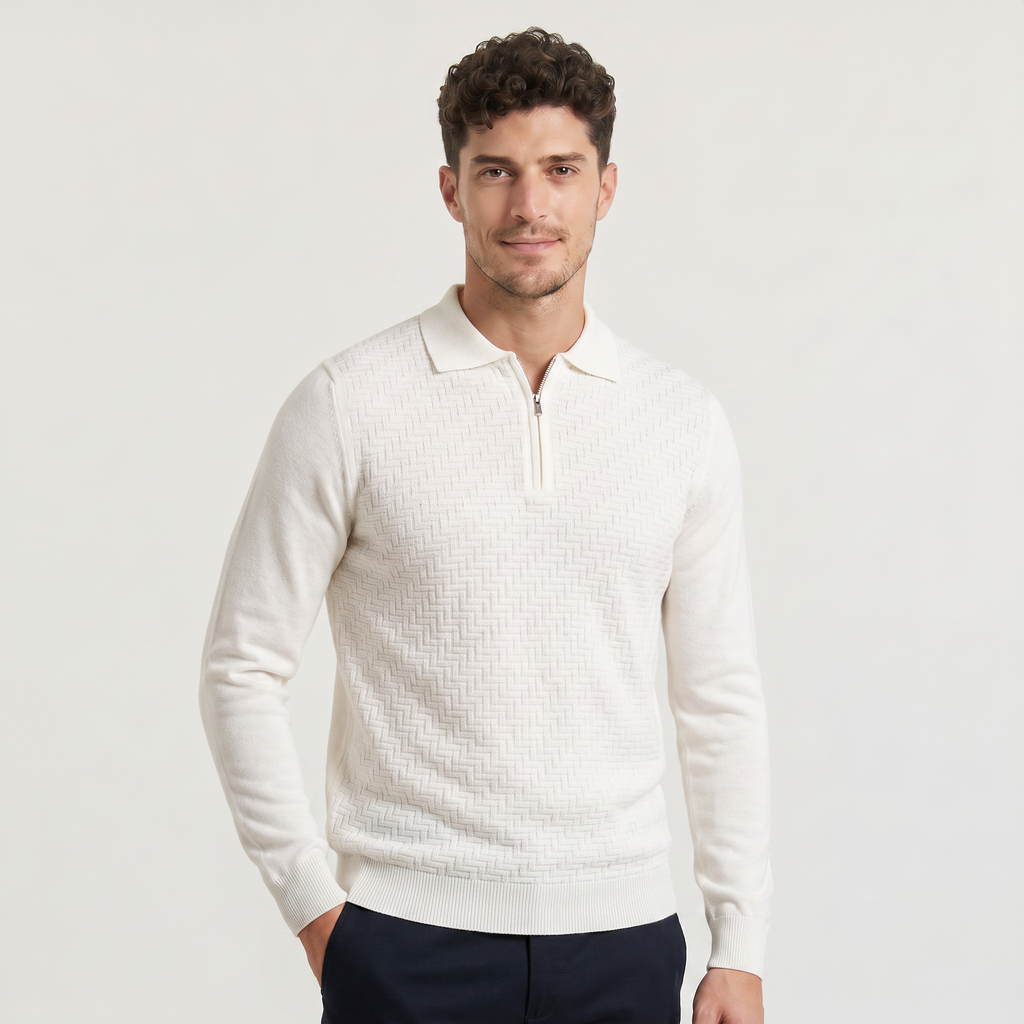 Men's Slim-Fit Merino Wool Jumper