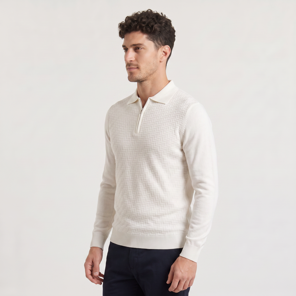 Men's Slim-Fit Merino Wool Jumper