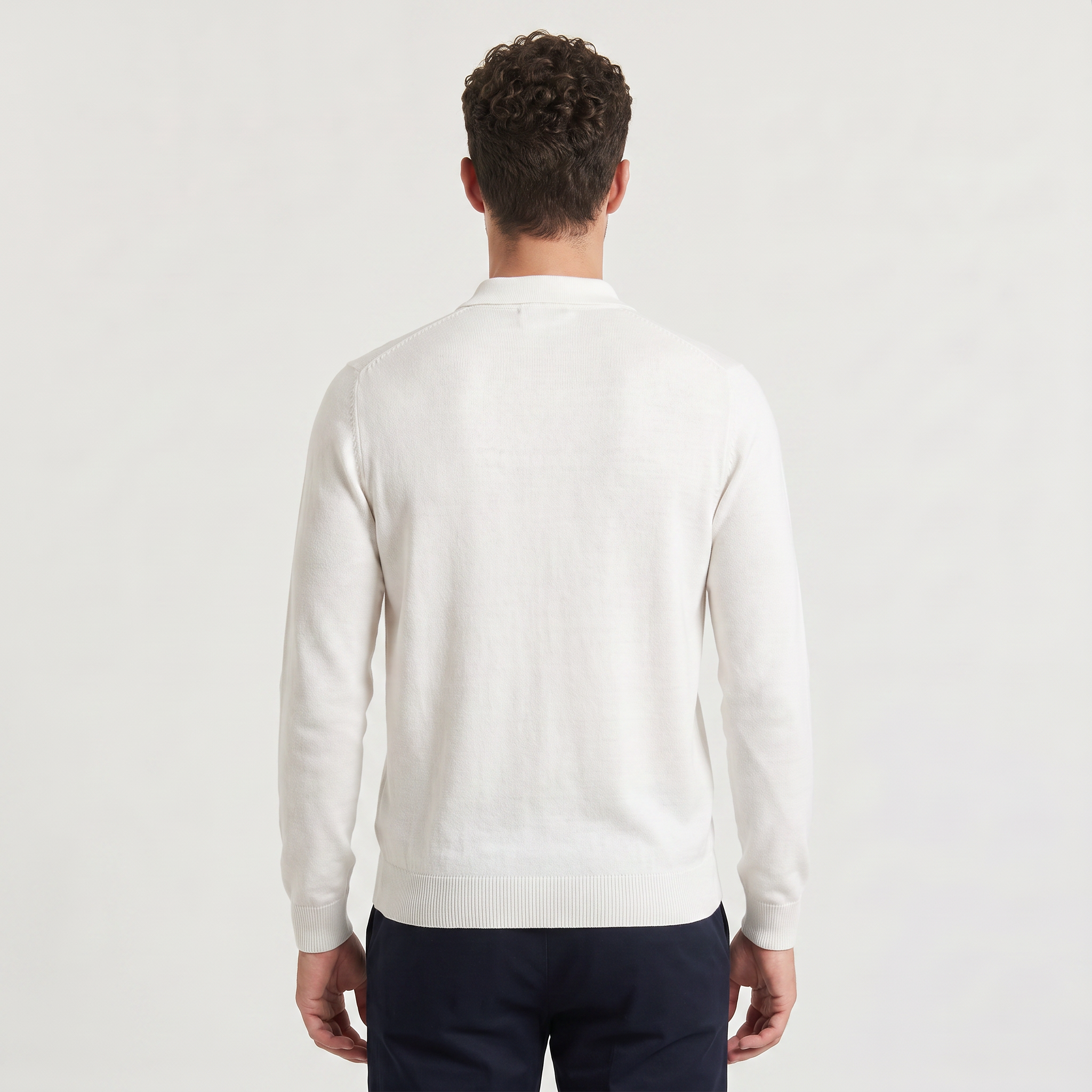 Men's Slim-Fit Merino Wool Jumper