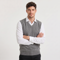 Men's Sleeveless Knitted V-Neck Jumper Vest