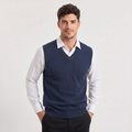 Men's Sleeveless Knitted V-Neck Jumper Vest