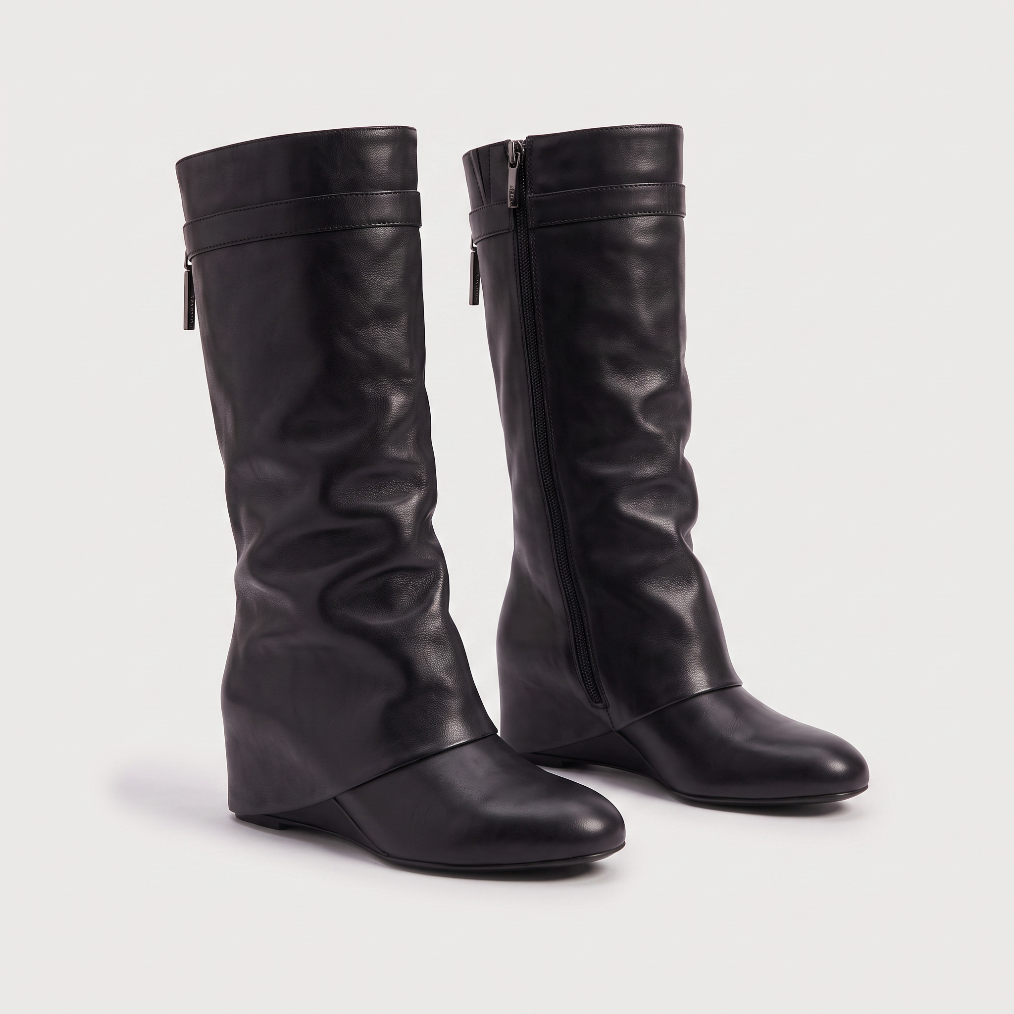 Women's Fold-Over Knee-High Boots