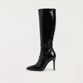 Women's Patent Knee-High Stiletto Boots