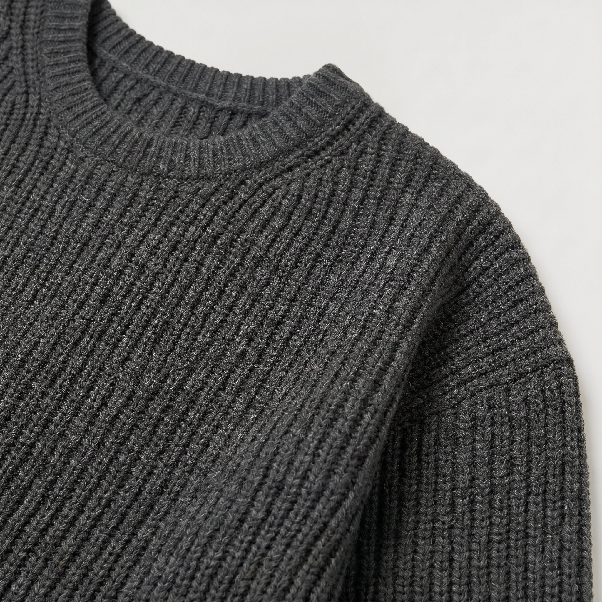 Men's Loose Fit Textured Knit Sweater