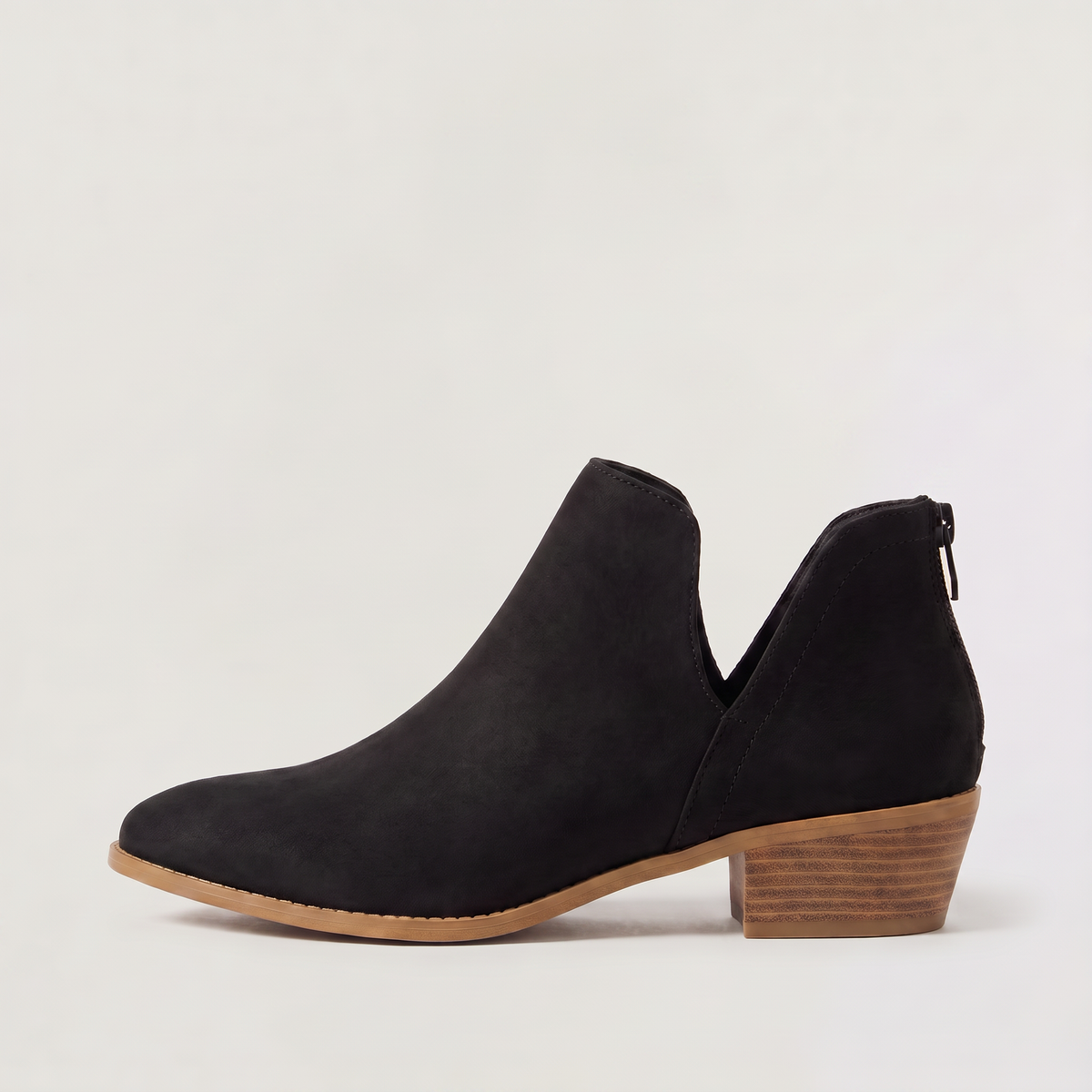 Women's Low-Cut V-Front Ankle Boots