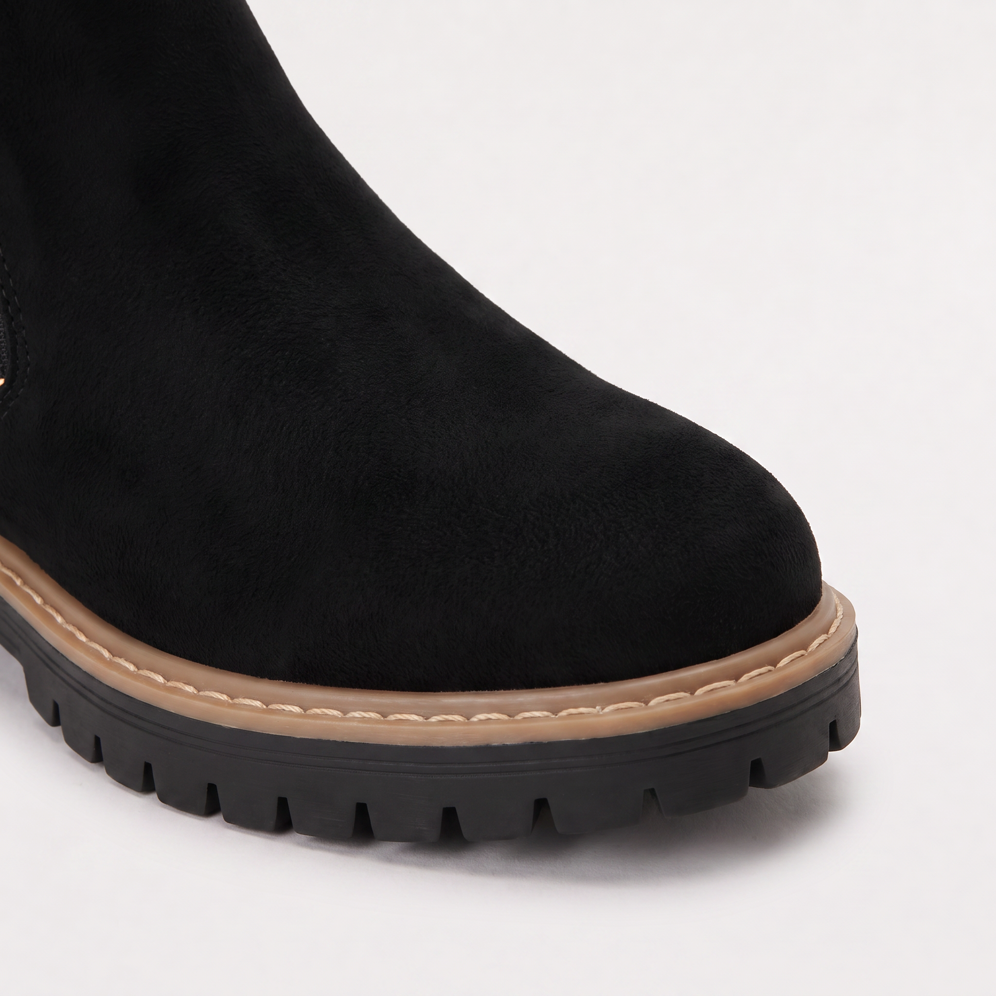 Women's Suede-Look Zip Ankle Boots
