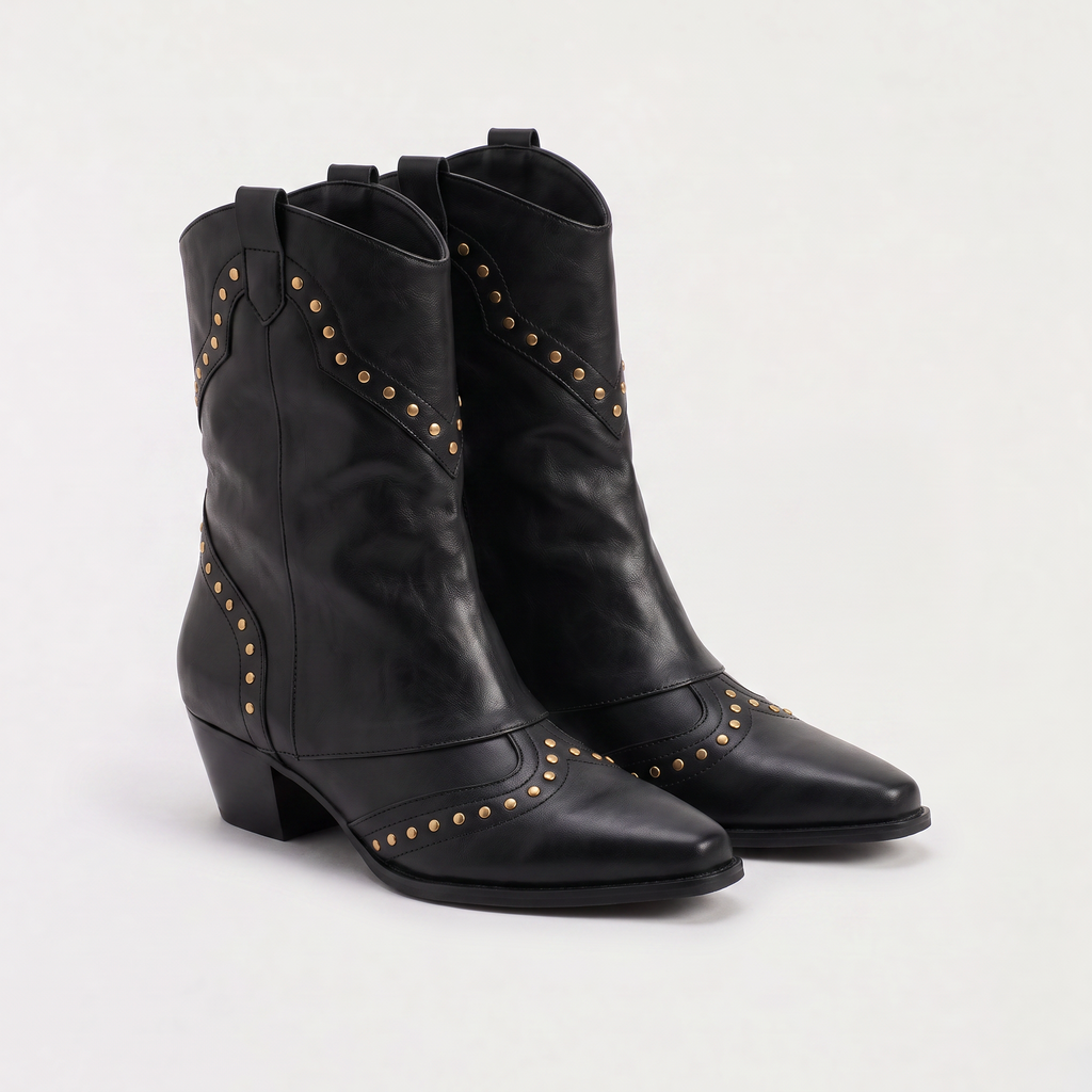 Women's Studded Western Boots