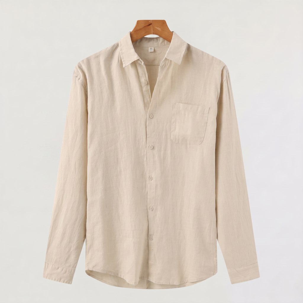 Men's Linen Button Down Summer Shirt
