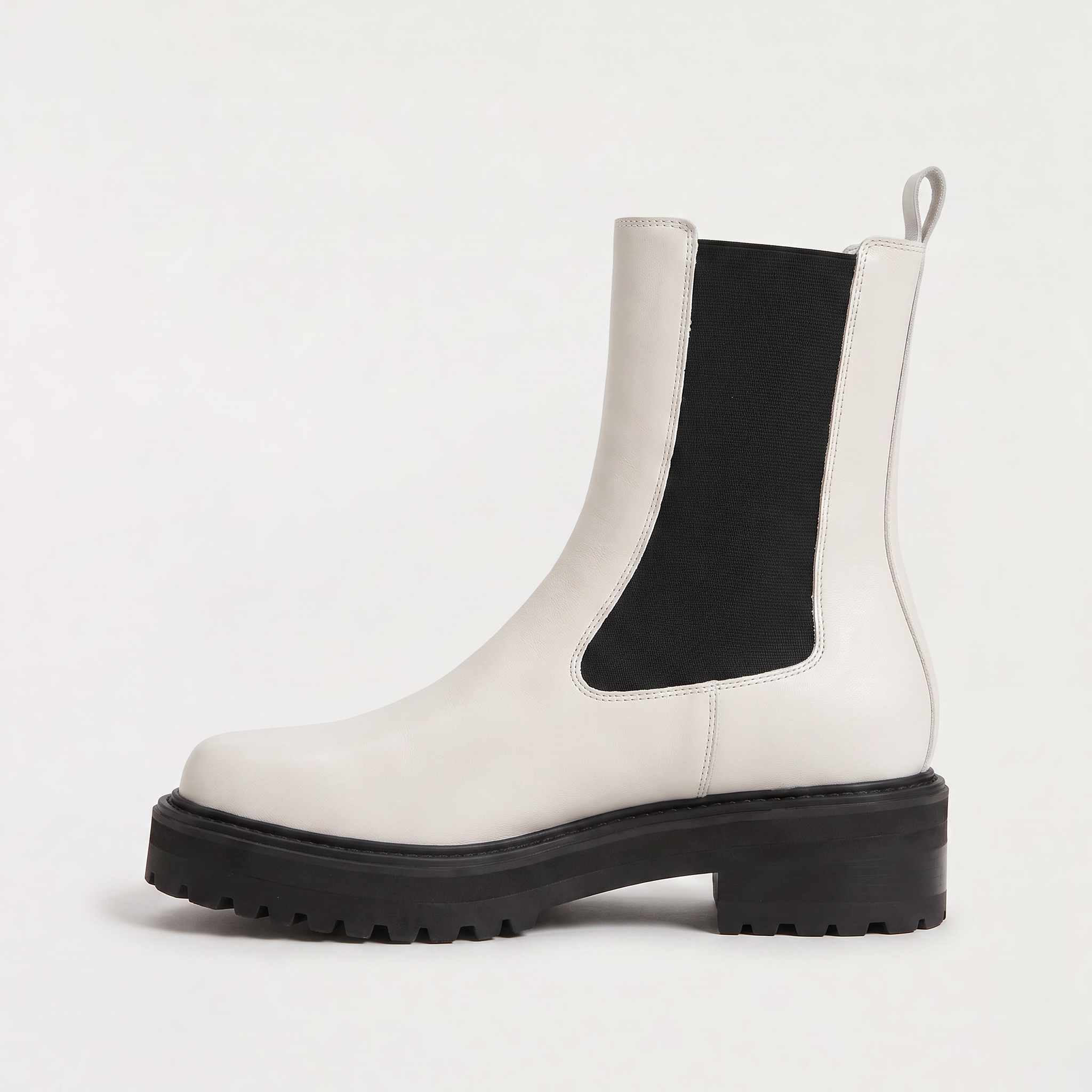 Women's Two-Tone Platform Chelsea Boots