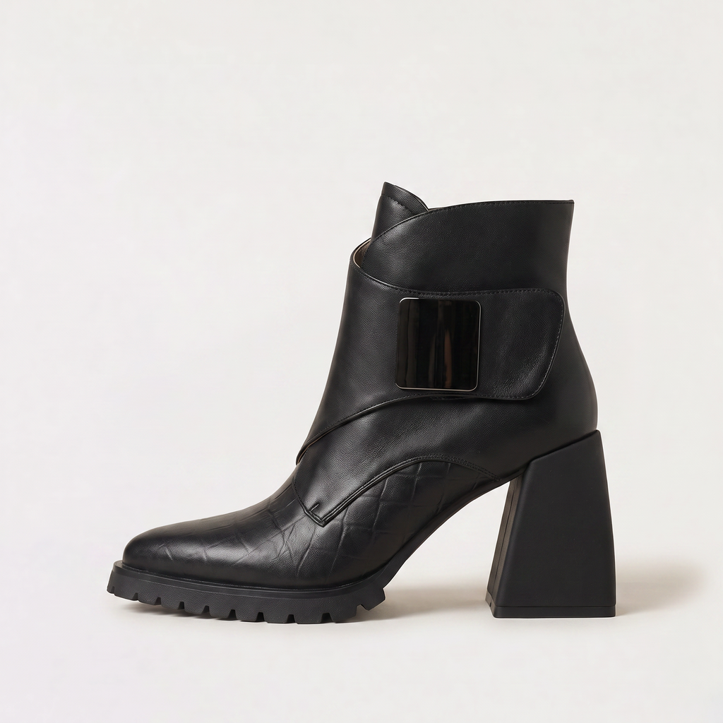 Women's Platform Heeled Ankle Boots