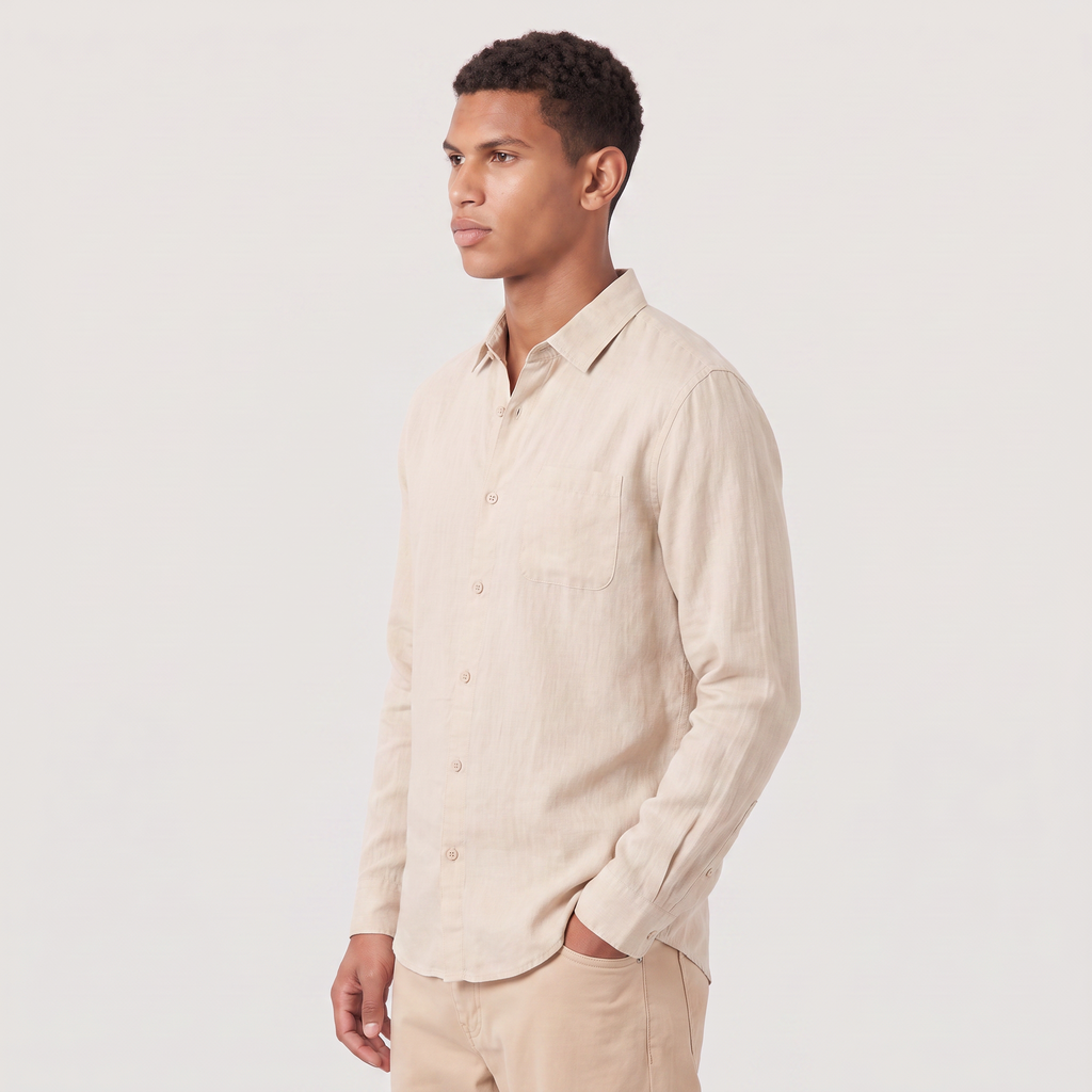 Men's Linen Button Down Summer Shirt