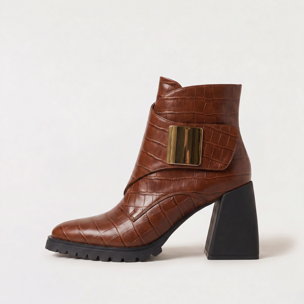 Women's Platform Heeled Ankle Boots
