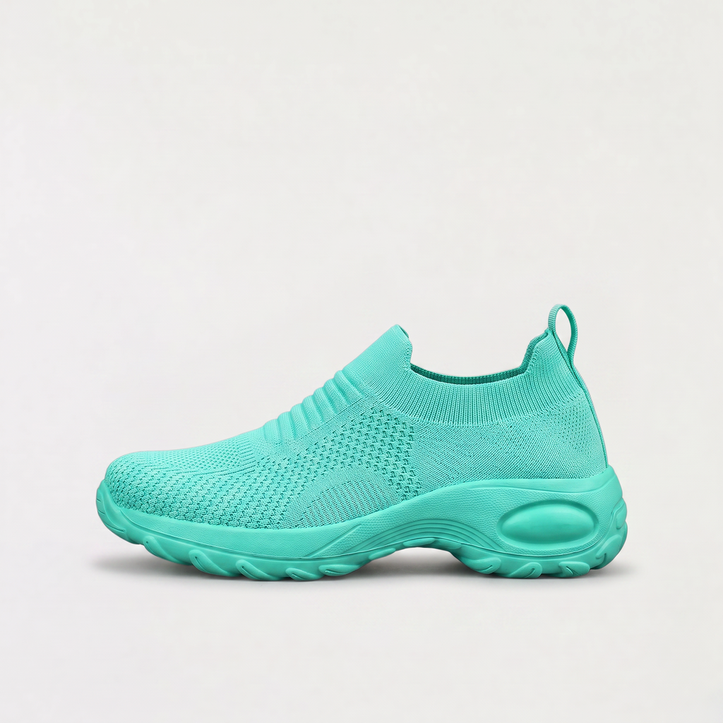 Women's Knit Slip-On Walking Trainers