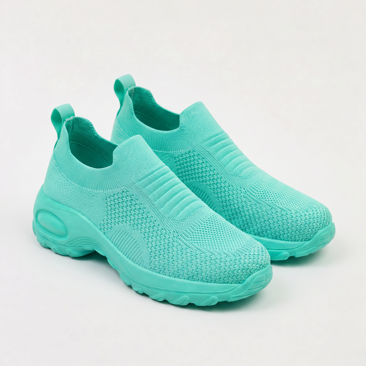 Women's Knit Slip-On Walking Trainers