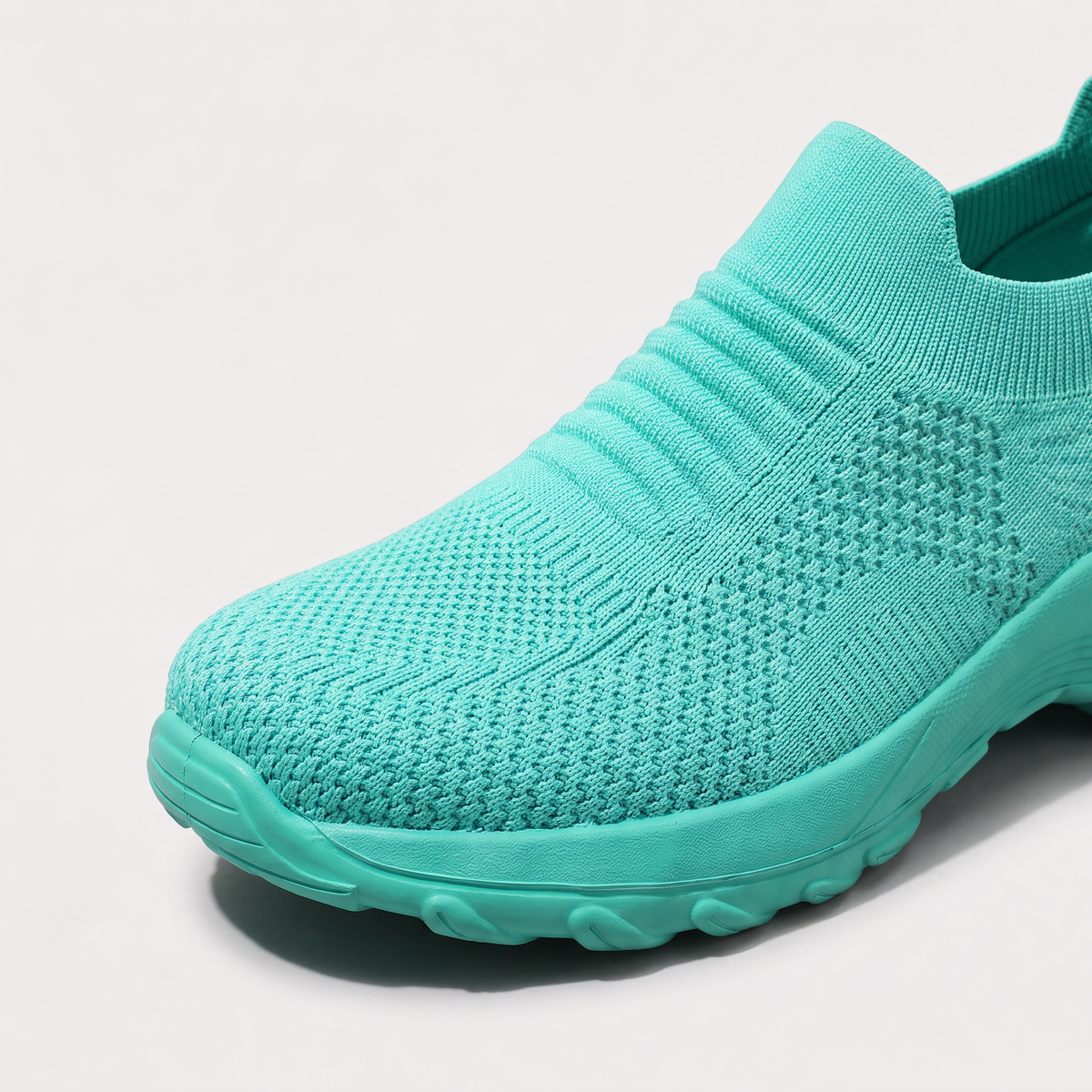 Women's Knit Slip-On Walking Trainers