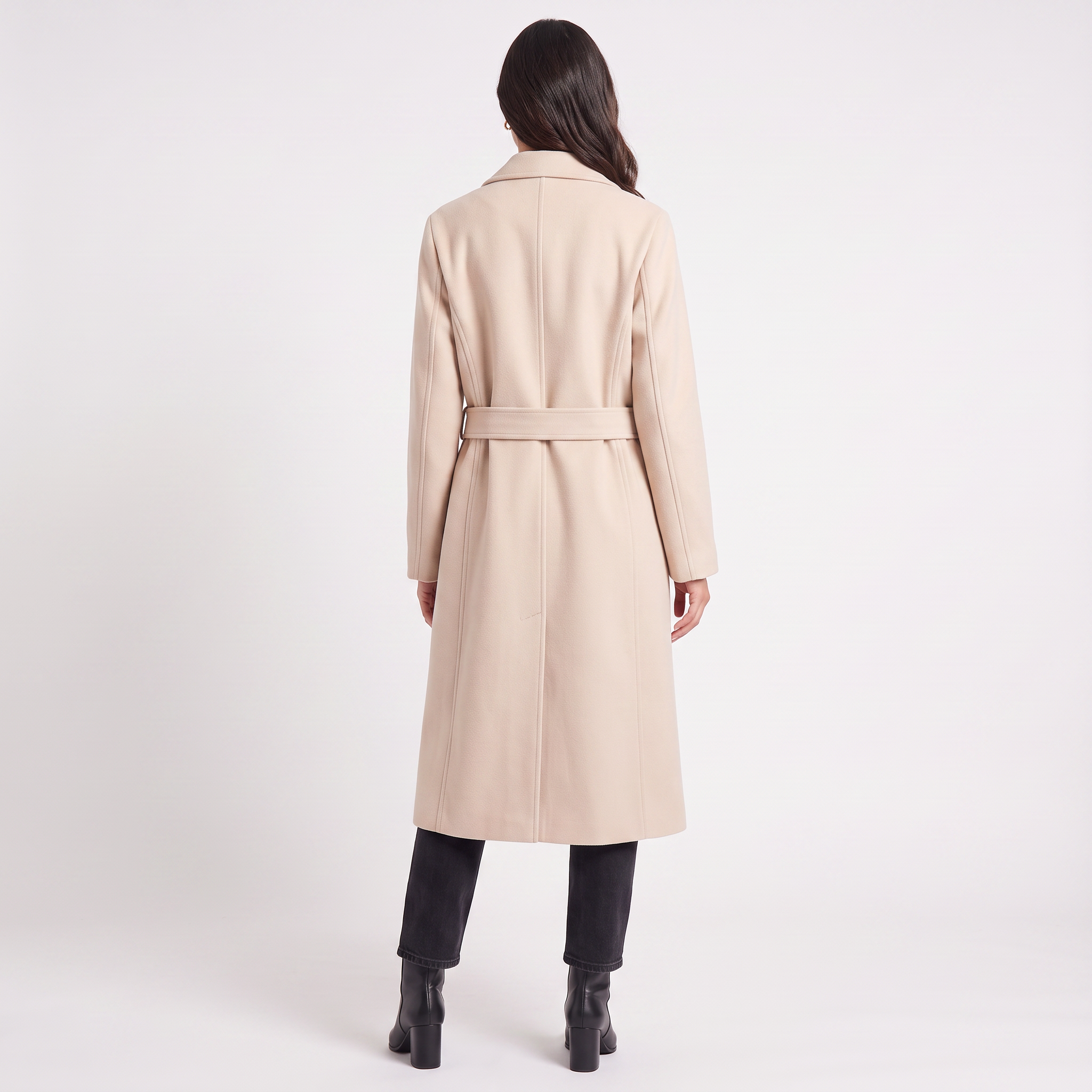 Women's Long Button-Up Coat