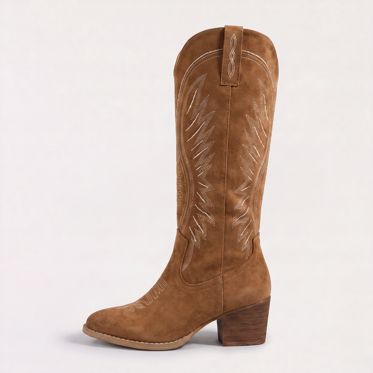 Women's Embroidered Western Knee-High Boots