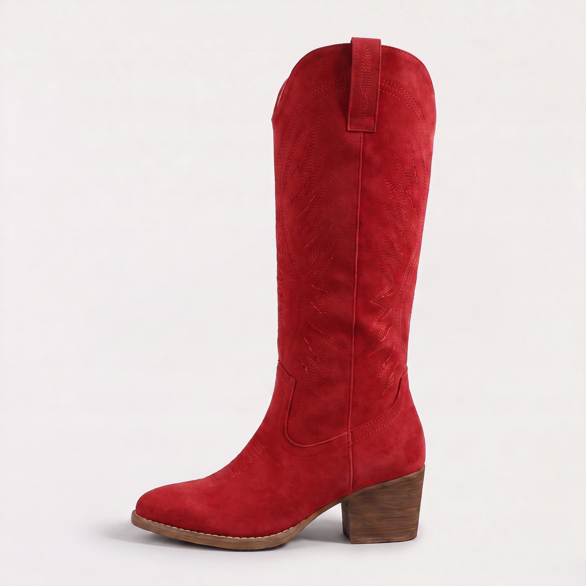 Women's Embroidered Western Knee-High Boots