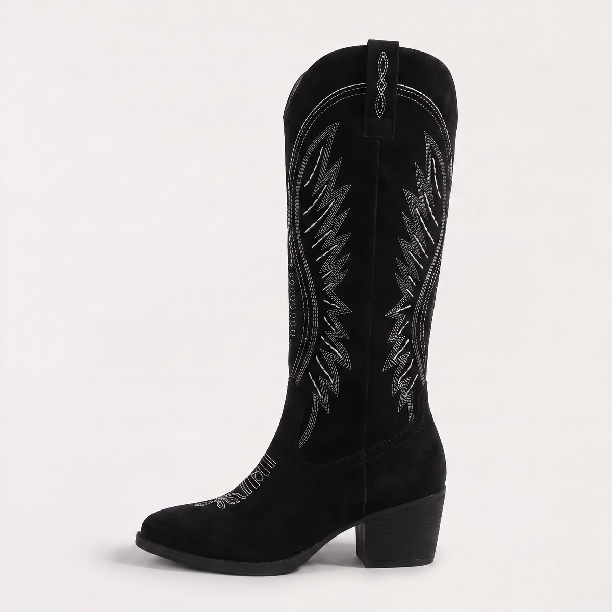 Women's Embroidered Western Knee-High Boots