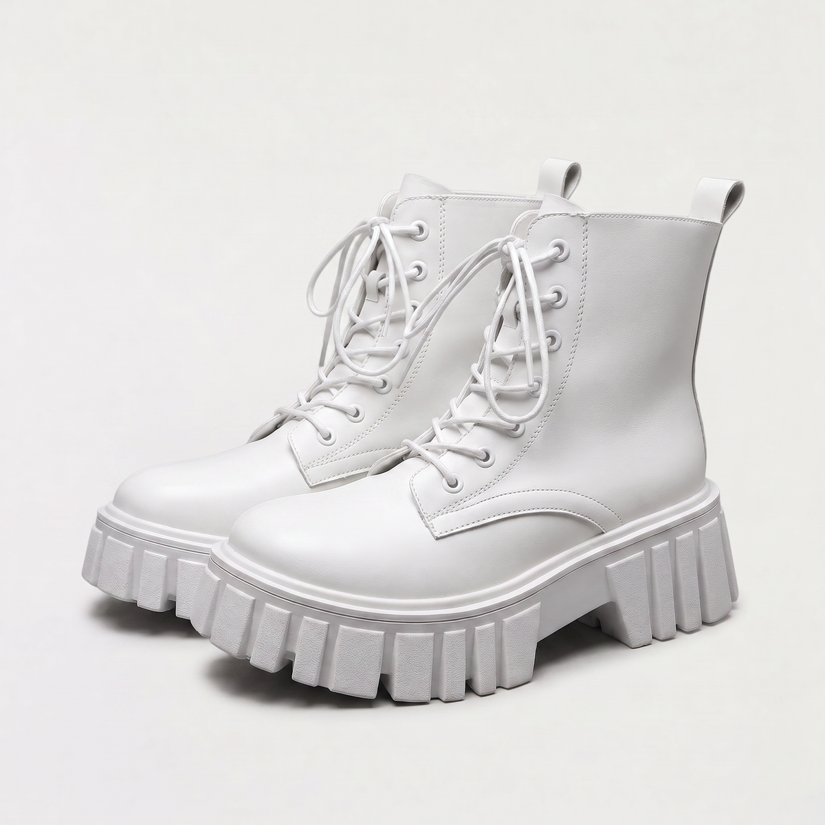 Women's Chunky Lace-Up Combat Boots