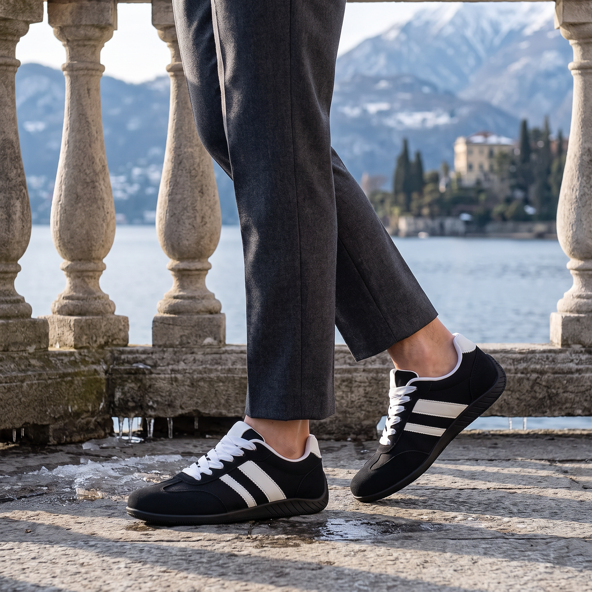 Women's Lightweight Lace-Up Casual Trainers