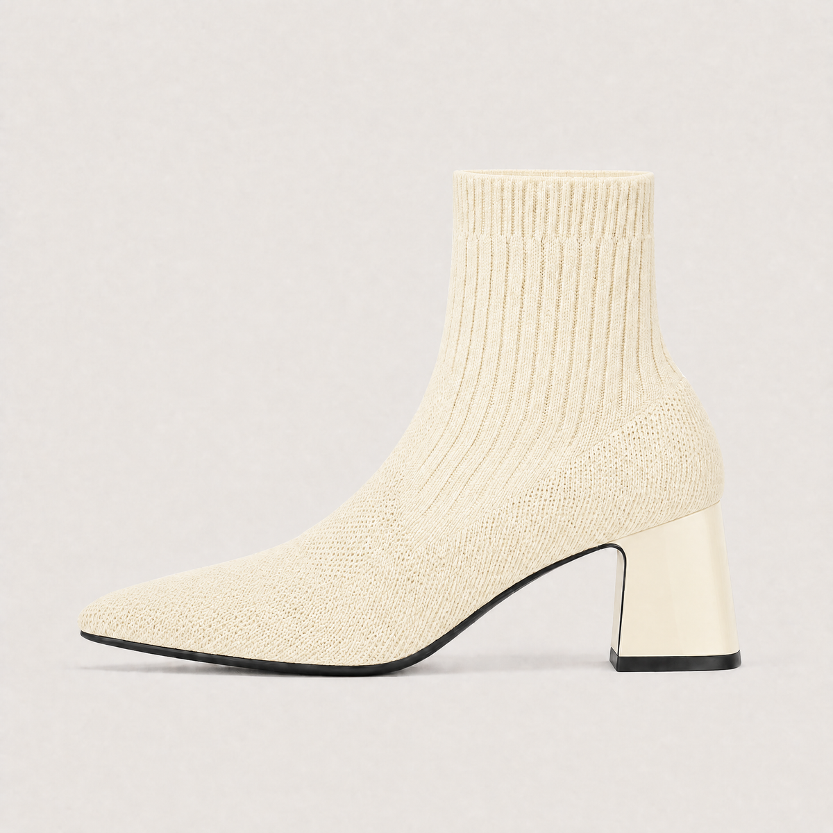 Women's Mid-Calf Chunky Heel Slip-On Bohemian Boots