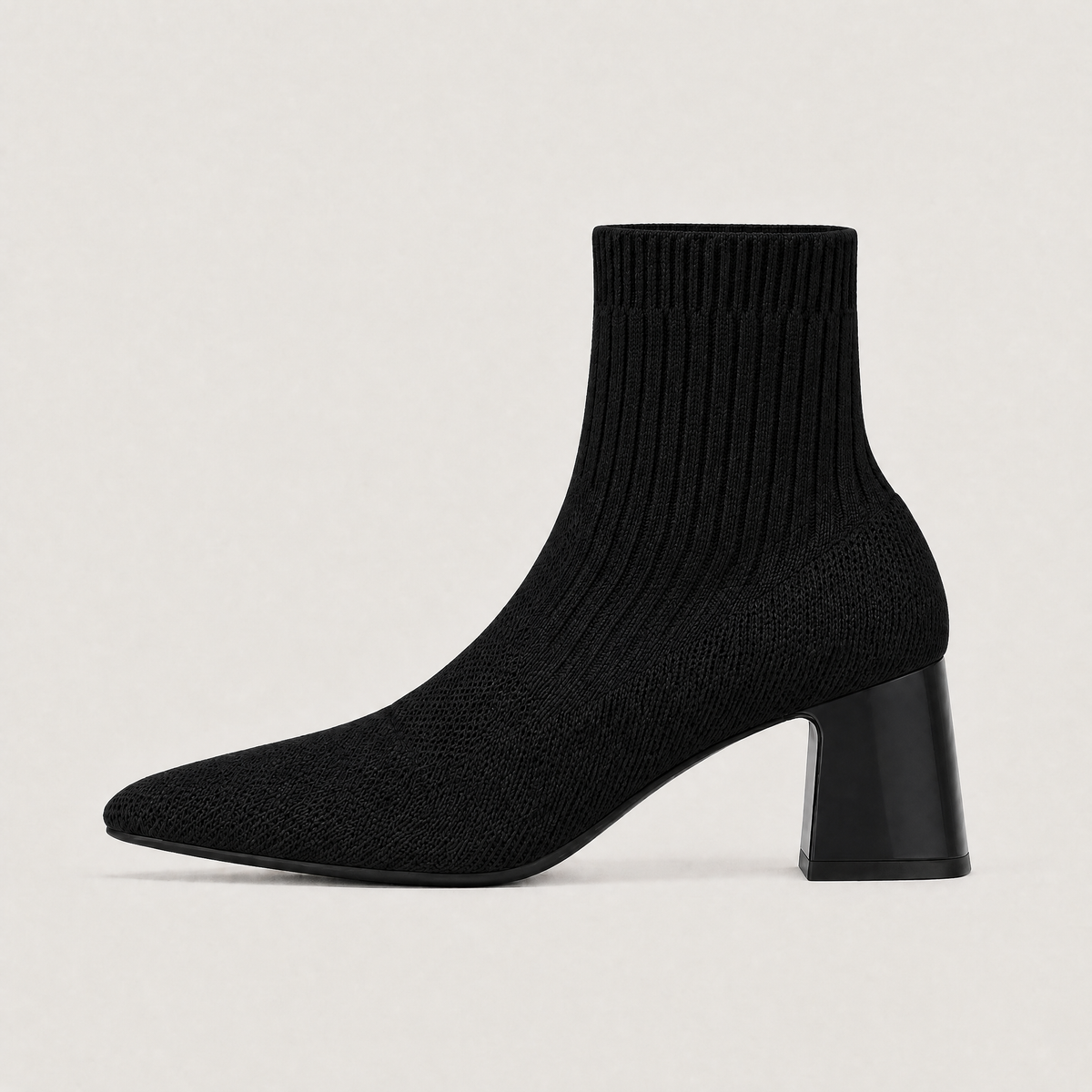 Women's Mid-Calf Chunky Heel Slip-On Bohemian Boots