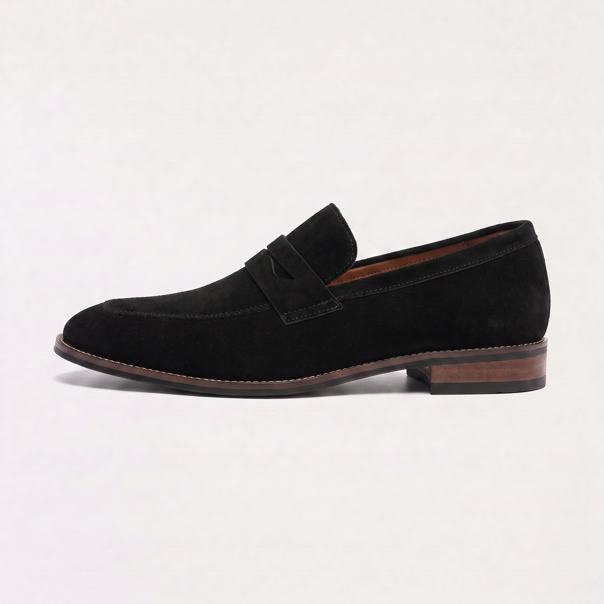 Men's Nubuck Penny Loafers