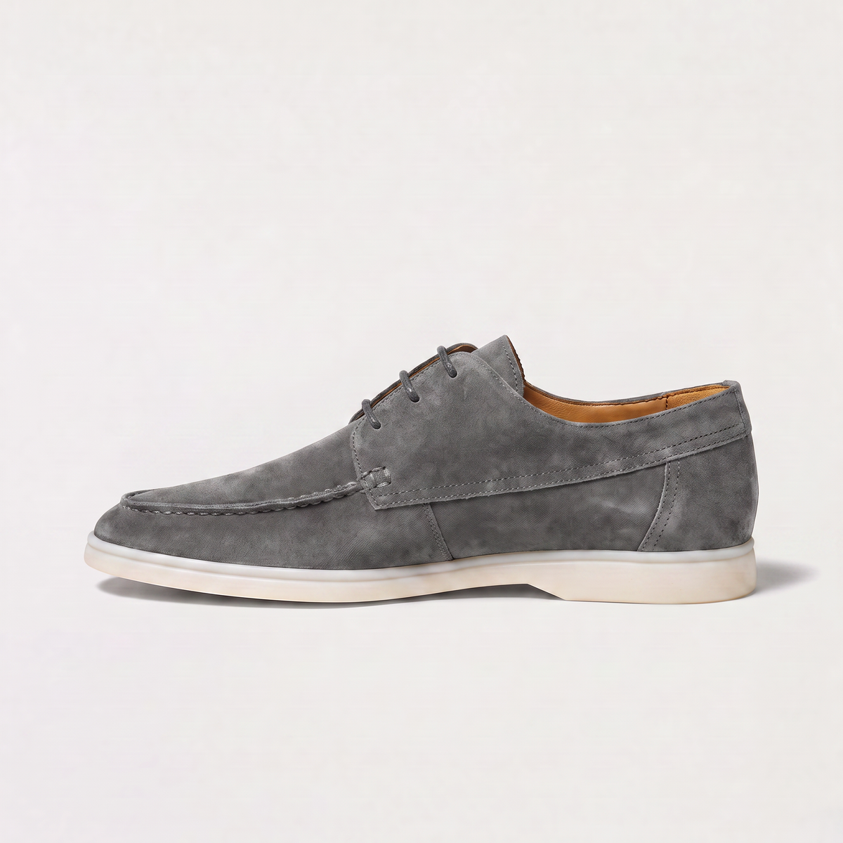 Men's Classic Suede Lace-Up Loafers