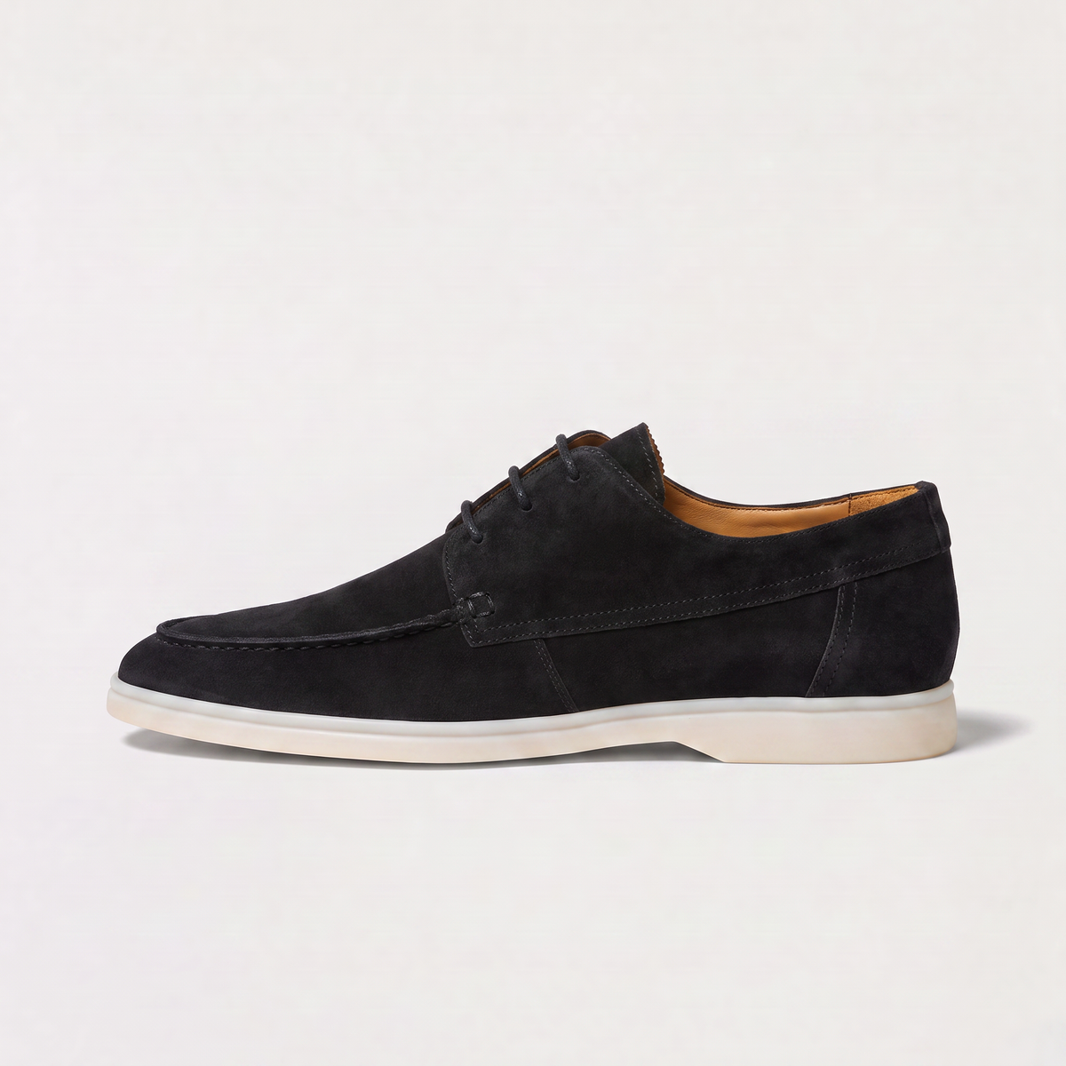Men's Classic Suede Lace-Up Loafers