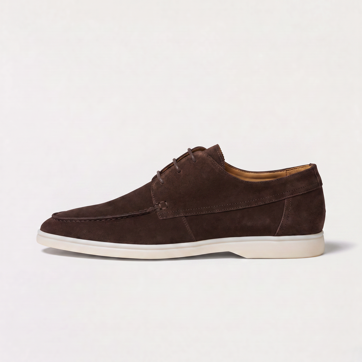 Men's Classic Suede Lace-Up Loafers